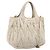 Borsa Miu Miu Matelassé in pelle verniciata 2way White Gold Auth 204394 Bianco D'oro