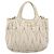 Borsa Miu Miu Matelassé in pelle verniciata 2way White Gold Auth 204394 Bianco D'oro - vista 13