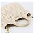 Borsa Miu Miu Matelassé in pelle verniciata 2way White Gold Auth 204394 Bianco D'oro - vista 14