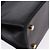 Borsa Salvatore Ferragamo Vala in pelle nera e oro autentica 205098 Nero D'oro - vista 10