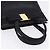 Borsa Salvatore Ferragamo Vala in pelle nera e oro autentica 205098 Nero D'oro - vista 14