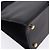 Borsa Salvatore Ferragamo Vala in pelle nera e oro autentica 205098 Nero D'oro - vista 17