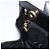 Borsa Salvatore Ferragamo Vala in pelle nera e oro autentica 205098 Nero D'oro - vista 22