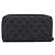 Portafoglio lungo CHANEL Matelasse in pelle nera CC Auth 204111V Nero - vista 2