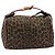 FENDI Vanity Kosmetiktasche Canvas Braun Goldfarben Leopard Auth 202585 Leopardenprint - Ansicht 13