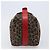 FENDI Vanity Kosmetiktasche Canvas Braun Goldfarben Leopard Auth 202585 Leopardenprint - Ansicht 3