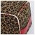 FENDI Vanity Kosmetiktasche Canvas Braun Goldfarben Leopard Auth 202585 Leopardenprint - Ansicht 7
