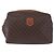 Céline Pouch CELINE Macadam Canvas PVC Leather Brown Gold Auth ki6839 Marrone D'oro - vista 13