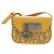 Christian Dior Trotter Canvas Rock Shoulder Pouch Yellow Silver Auth 203620M Argento Giallo - vista 13