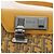 Christian Dior Trotter Canvas Rock Shoulder Pouch Yellow Silver Auth 203620M Argento Giallo - vista 19