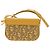 Christian Dior Trotter Canvas Rock Shoulder Pouch Yellow Silver Auth 203620M Argento Giallo - vista 2