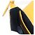 Christian Dior Trotter Canvas Rock Shoulder Pouch Yellow Silver Auth 203620M Argento Giallo - vista 24
