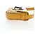 Christian Dior Trotter Canvas Rock Shoulder Pouch Yellow Silver Auth 203620M Argento Giallo - vista 4