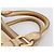 Borsa a mano Miu Miu Vitellolux 2way Beige Gold Auth 204412V D'oro - vista 15