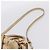 Borsa a mano Miu Miu Vitellolux 2way Beige Gold Auth 204412V D'oro - vista 16