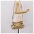 Borsa a mano Miu Miu Vitellolux 2way Beige Gold Auth 204412V D'oro - vista 25