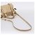 Borsa a mano Miu Miu Vitellolux 2way Beige Gold Auth 204412V D'oro - vista 9