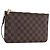 LOUIS VUITTON Damier Ebene Neverfull MM Pouch LV Auth 204437A