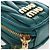 Miu Miu Matelasse Neck Pouch Leather Green Gold Auth 197292M D'oro Verde - vista 15