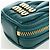 Miu Miu Matelasse Neck Pouch Leather Green Gold Auth 197292M D'oro Verde - vista 16