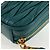 Miu Miu Matelasse Neck Pouch Leather Green Gold Auth 197292M D'oro Verde - vista 18