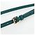 Miu Miu Matelasse Neck Pouch Leather Green Gold Auth 197292M D'oro Verde - vista 8