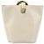Céline CELINE Circle Schultertasche aus Leder Weiß Gold Auth 204441 Golden - Ansicht 2