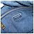 Bolsa de mão PRADA Canapa MM Denim Blue Gold Auth 201449 Azul Dourado - vista 10