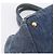 Bolsa de mão PRADA Canapa MM Denim Blue Gold Auth 201449 Azul Dourado - vista 14