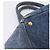 Bolsa de mão PRADA Canapa MM Denim Blue Gold Auth 201449 Azul Dourado - vista 16