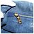Bolsa de mão PRADA Canapa MM Denim Blue Gold Auth 201449 Azul Dourado - vista 19