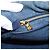 Bolsa de mão PRADA Canapa MM Denim Blue Gold Auth 201449 Azul Dourado - vista 21