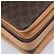 Céline Borsa a tracolla CELINE Macadam Canvas PVC Leather Brown Gold Auth 205135V Marrone D'oro - vista 16