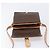 Céline Borsa a tracolla CELINE Macadam Canvas PVC Leather Brown Gold Auth 205135V Marrone D'oro - vista 20