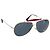 PRADA Sunglasses Metal Yellow Red Auth BA15496