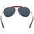 PRADA Sunglasses Metal Yellow Red Auth BA15496 - view 2