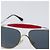 PRADA Sunglasses Metal Yellow Red Auth BA15496 - view 8