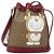 Borsa GUCCI Micro GG Supreme x Doraemon Fujiko Pro PVC Beige 655597 Auth 204039SM D'oro