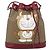 Borsa GUCCI Micro GG Supreme x Doraemon Fujiko Pro PVC Beige 655597 Auth 204039SM D'oro - vista 13