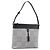 Borsa a tracolla BURBERRY Canvas Gray Silver Auth 203686A Marrone Argento