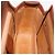 Borsa a mano GUCCI Bamboo in pelle marrone e oro 000 46 0188 Auth 204148V D'oro - vista 27
