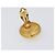 Orecchini CHANEL Matelasse metallo Gold CC Auth BA15827 D'oro - vista 10