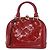 Borsa LOUIS VUITTON Monogram Vernis Alma BB 2way Red Slys M90174 Auth BA15815A Rosso - vista 13