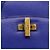 Céline Borsa a mano CELINE in pelle blu e oro Auth 204415A D'oro - vista 18