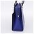 Céline Borsa a mano CELINE in pelle blu e oro Auth 204415A D'oro - vista 4