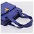 Céline Borsa a mano CELINE in pelle blu e oro Auth 204415A D'oro - vista 7