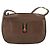 Borsa a tracolla GUCCI Web Sherry Line in pelle marrone scuro e oro autentica 204421 D'oro - vista 13