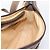 Borsa a tracolla GUCCI Web Sherry Line in pelle marrone scuro e oro autentica 204421 D'oro - vista 18