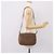 Borsa a tracolla GUCCI Web Sherry Line in pelle marrone scuro e oro autentica 204421 D'oro - vista 23