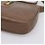 Borsa a tracolla GUCCI Web Sherry Line in pelle marrone scuro e oro autentica 204421 D'oro - vista 9